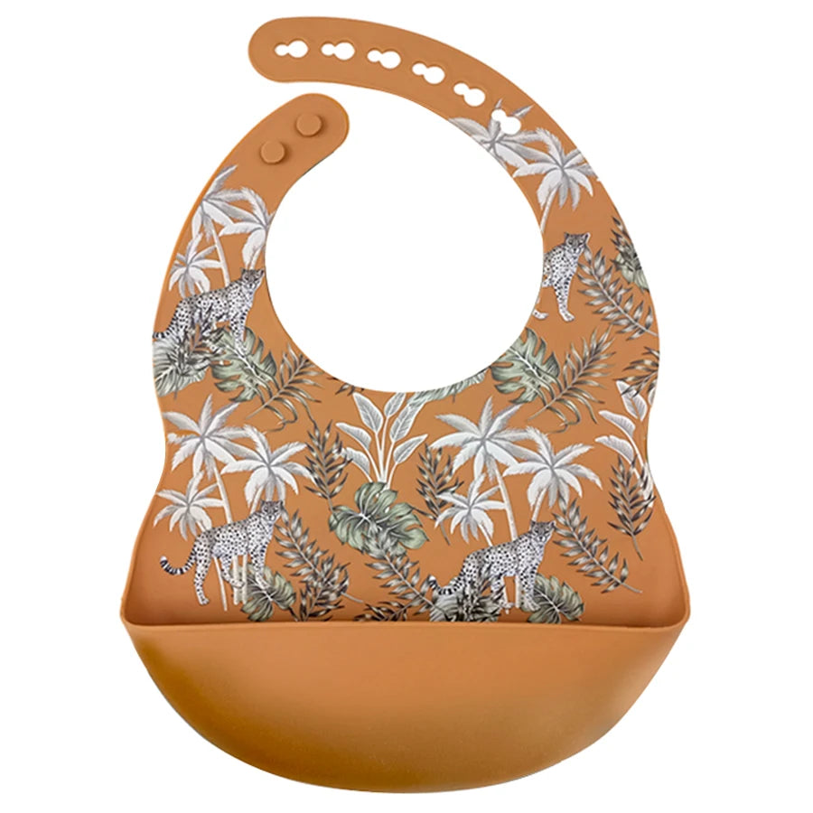 Bavoir bébé silicone anti-taches – De 0 à 6 ans