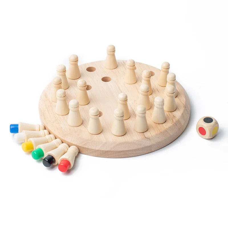 Bâton de mémoire en bois Montessori – Jeu éducatif pour enfants & adultes