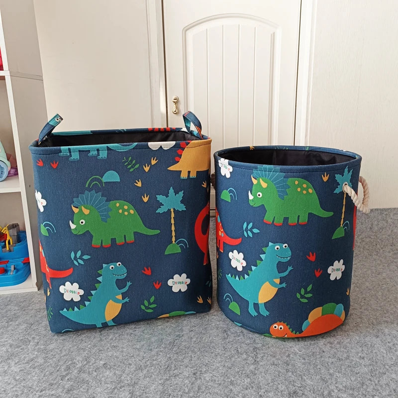 Panier de rangement pliable pour jouets et vêtements - le coffre a jouets- 1