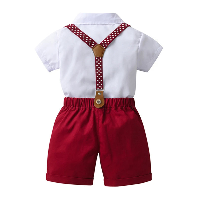 Pudcoco-Tenue de gentleman pour bébé garçon - le coffre a jouets- 5T