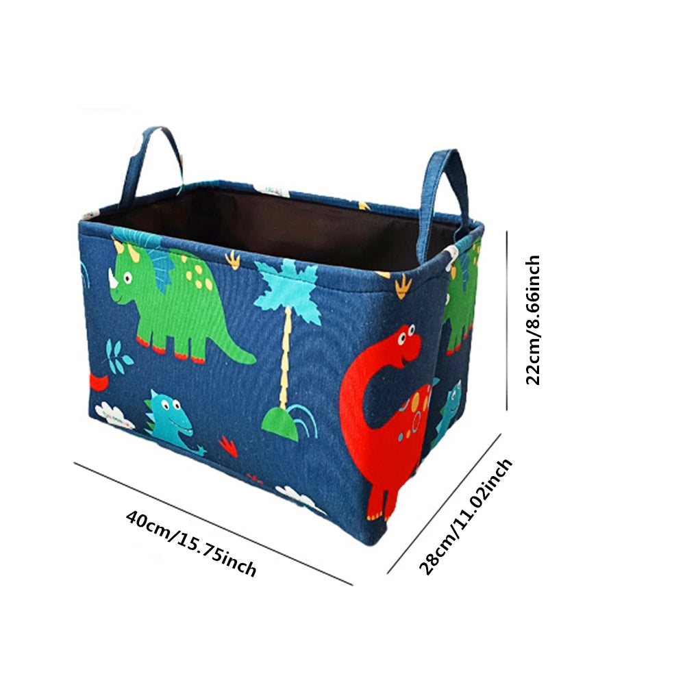 Panier de rangement pliable pour jouets et vêtements - le coffre a jouets- 1