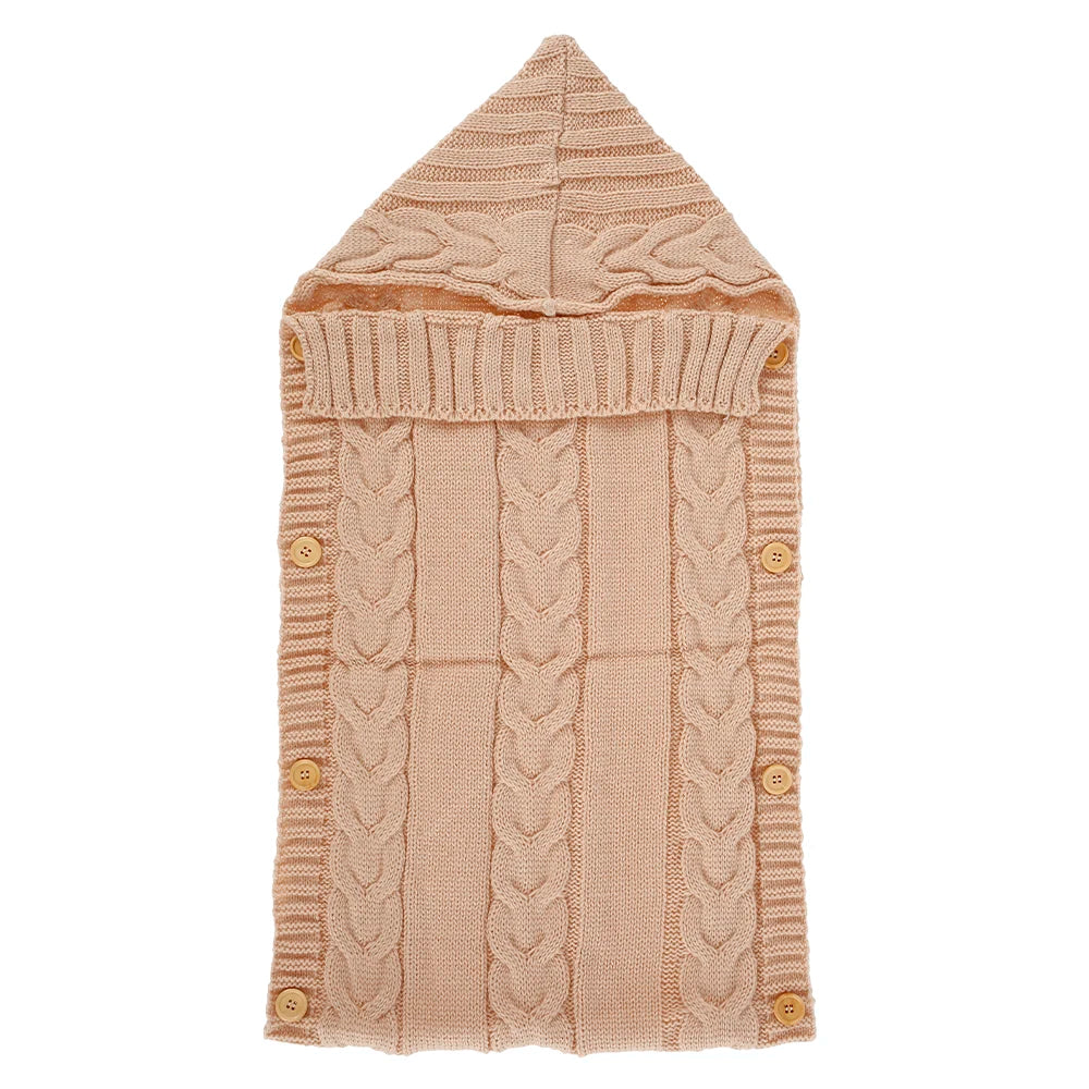 Couverture d'emmaillotage douillette 𧶠| Confort et style pour bébé (0-24 mois) - le coffre a jouets- Blanc