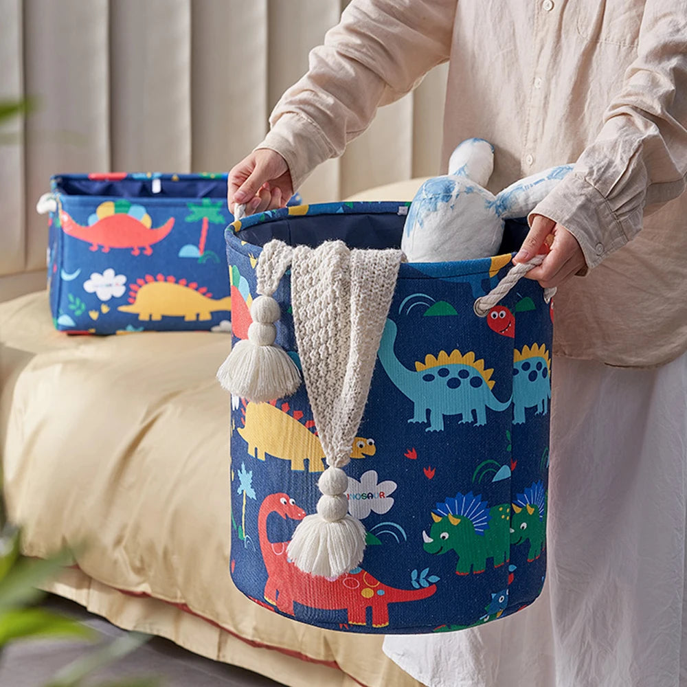 Panier de rangement pliable pour jouets et vêtements - le coffre a jouets- 1