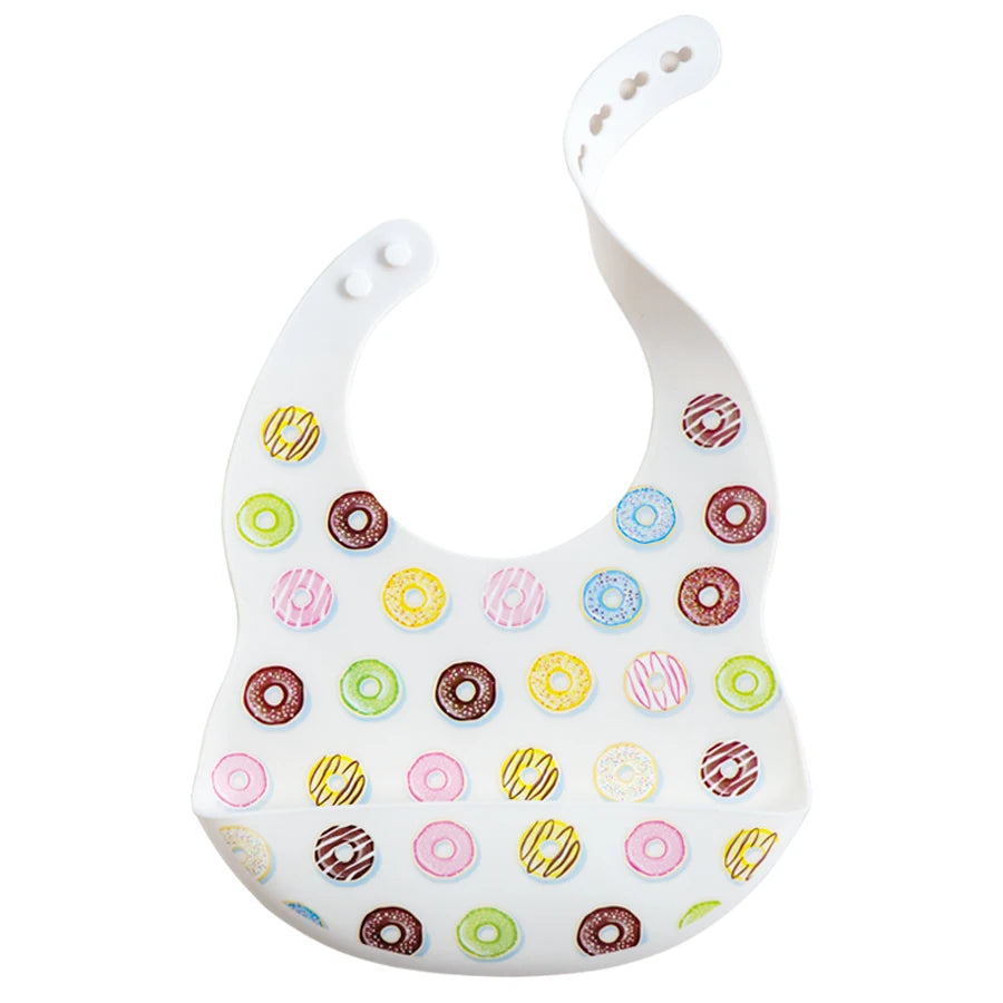 Bavoir bébé silicone anti-taches – De 0 à 6 ans