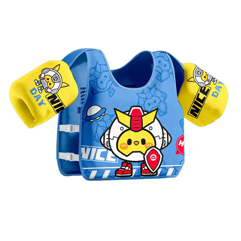Gilet flottant enfant avec brassards réglables