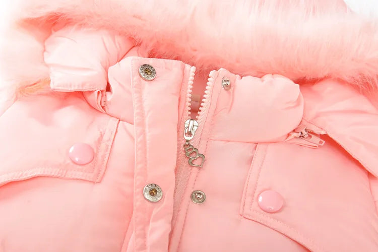 Veste d'hiver grande taille pour filles
