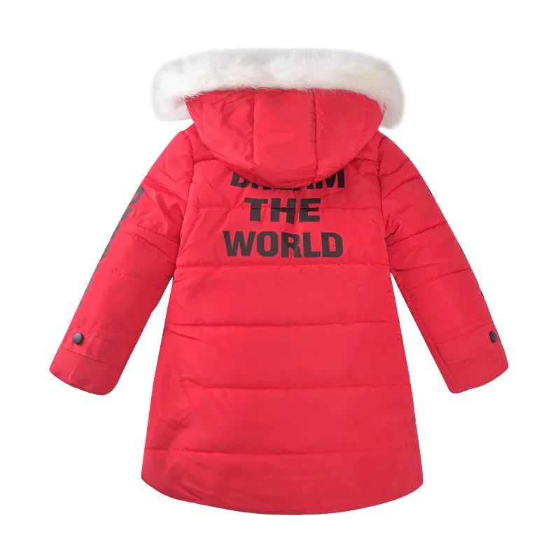 Veste d'hiver grande taille pour filles