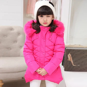 Veste d'hiver grande taille pour filles - le coffre a jouets- Comme la photo 16 / 7T-8T(140)