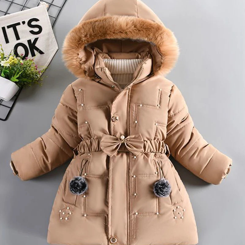 Veste d'hiver grande taille pour filles