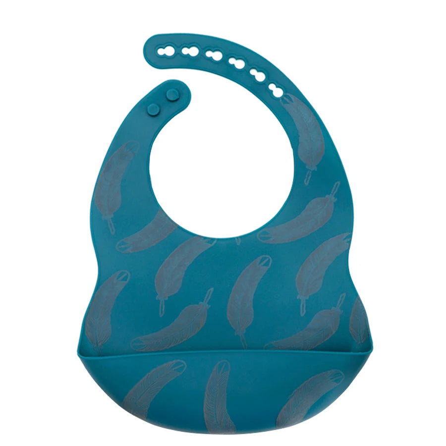 Bavoir bébé silicone anti-taches – De 0 à 6 ans