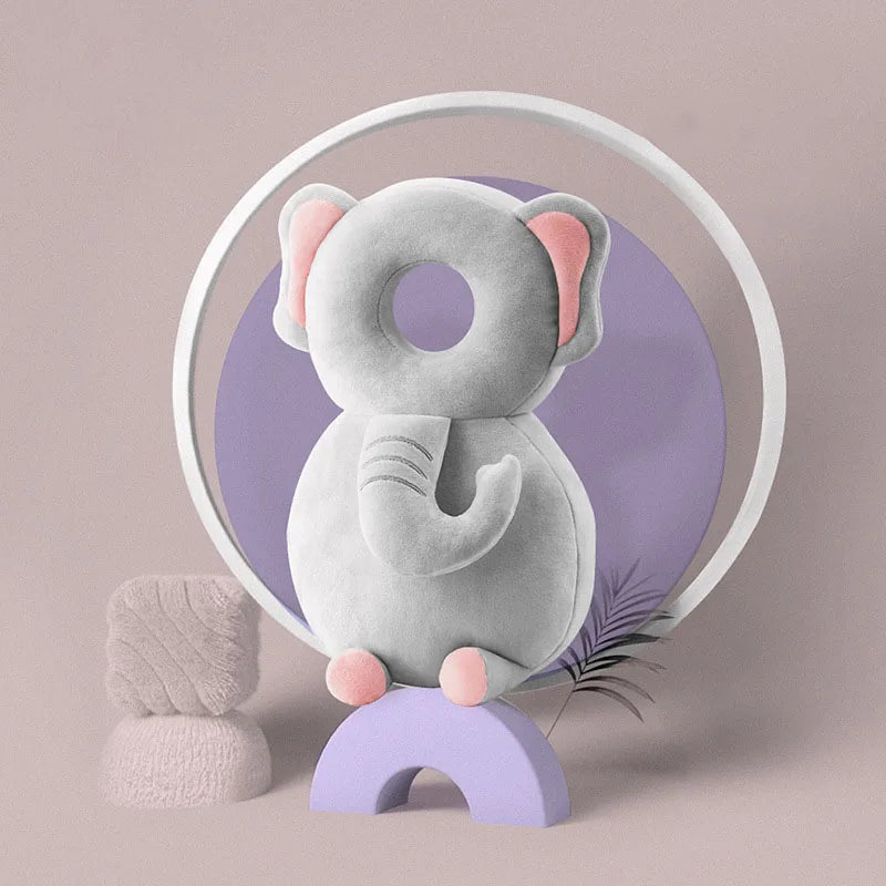 Coussin de Protection pour la Tête de Bébé - Sac à Dos Anti-Chute en Coton PP Doux, Dessin Animé | Protection Sécurité Enfant 1-3 Ans - le coffre a jouets- 4