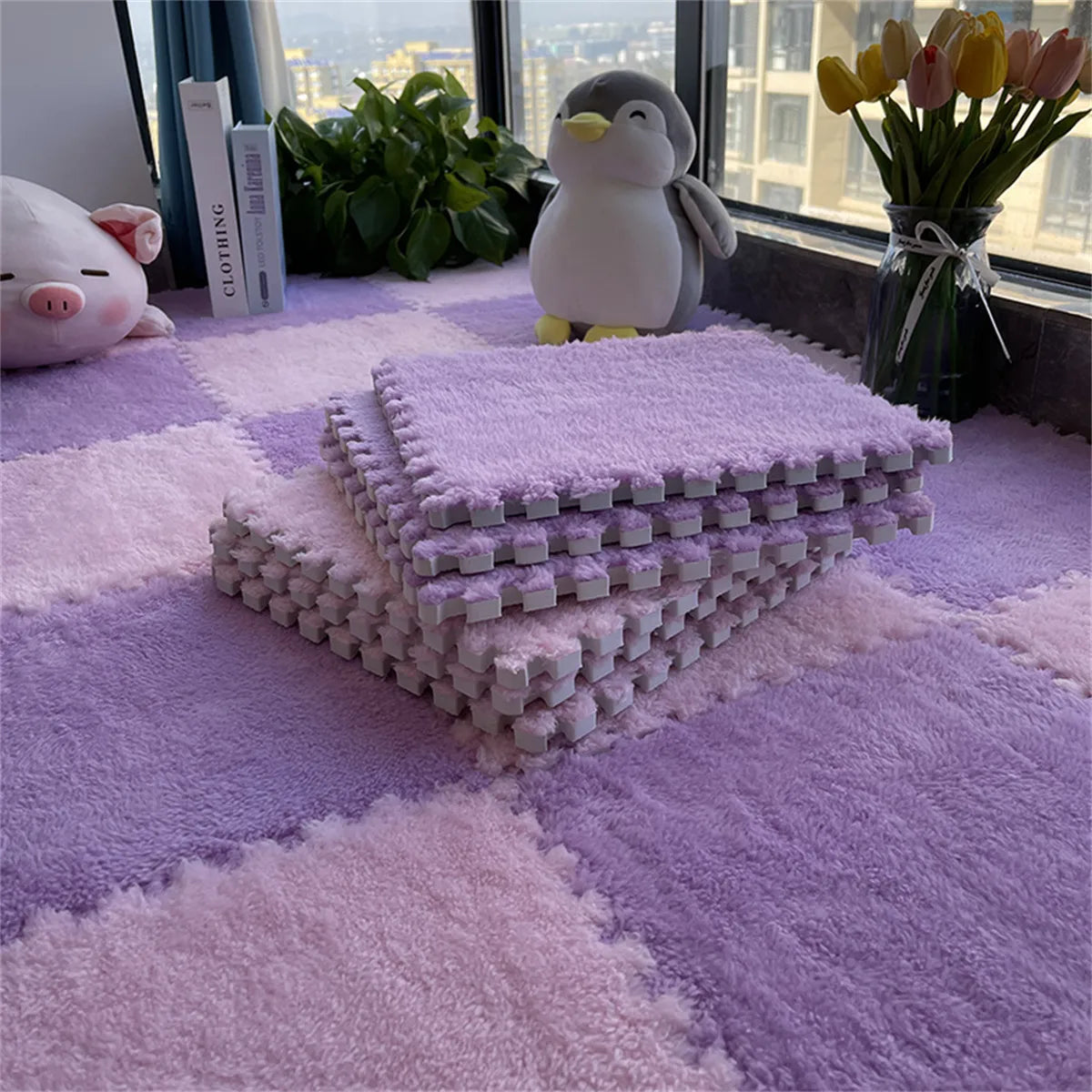 Tapis de Puzzle en Mousse Douce pour Enfants – Confort et Sécurité 👶🧩