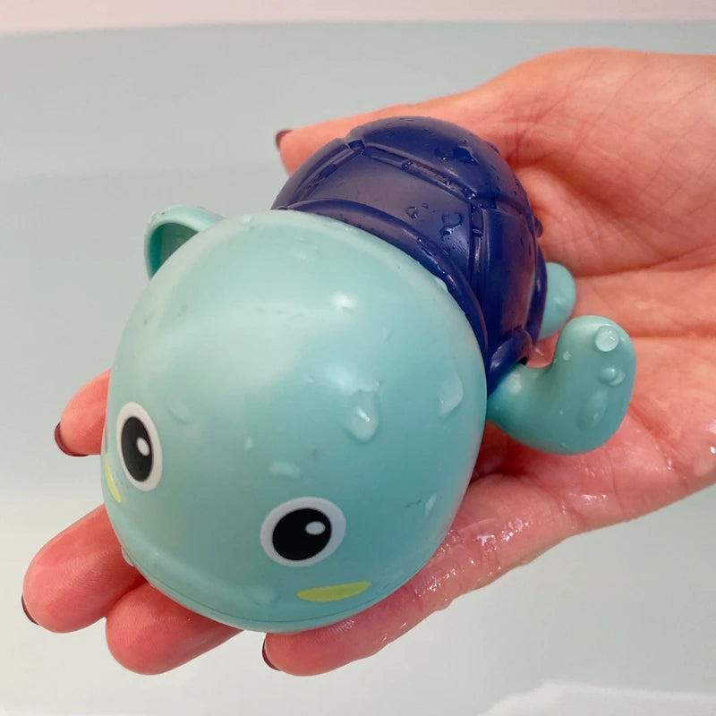 Jouets de Bain Bébé - Baleine et Tortue Nageuses | Amusement Aquatique pour Enfants - le coffre a jouets- tortue bleue