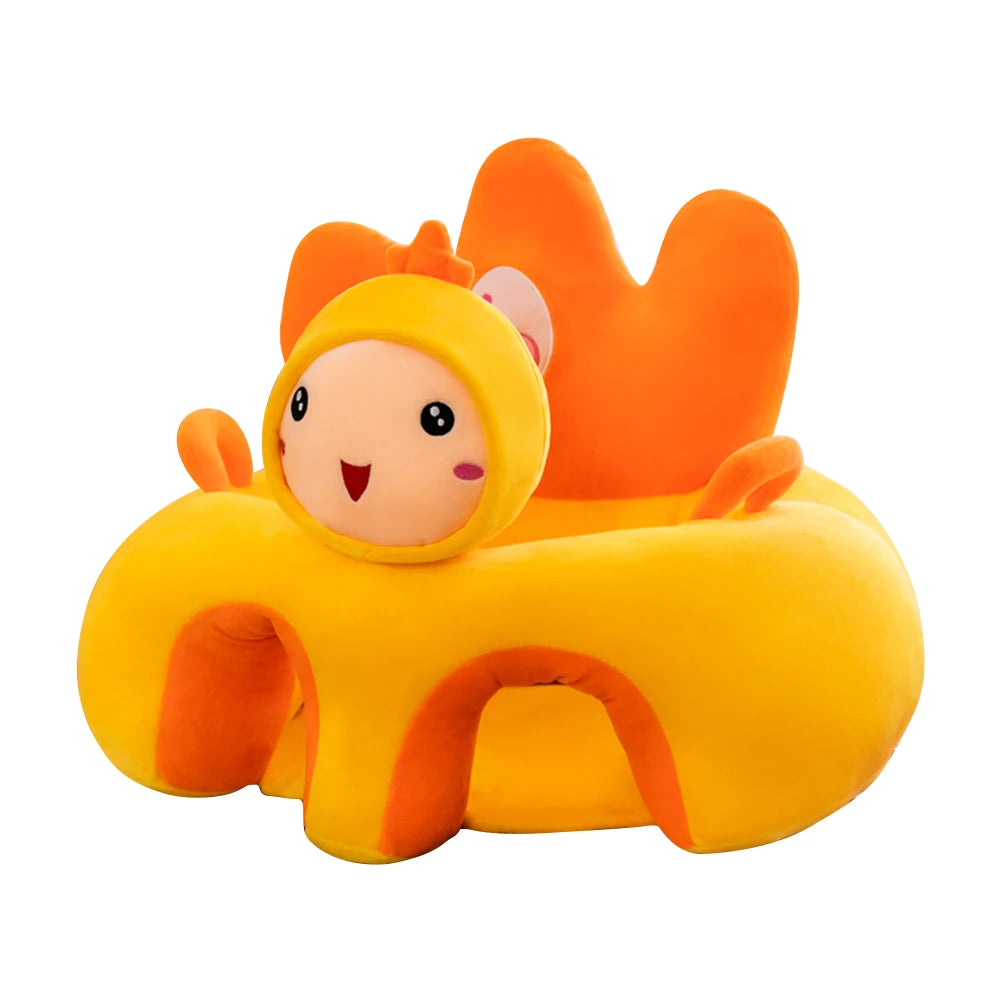 Siège de Soutien en Peluche pour Bébé – Confort et Apprentissage 🐻