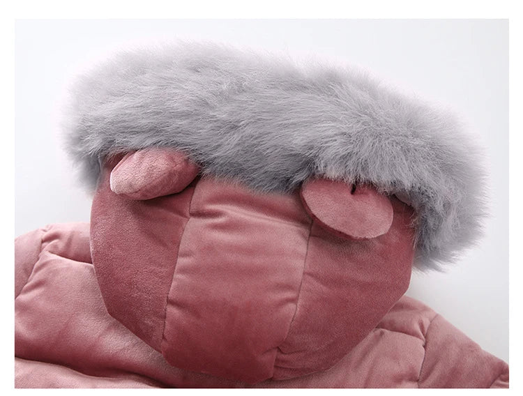 Veste d'hiver grande taille pour filles