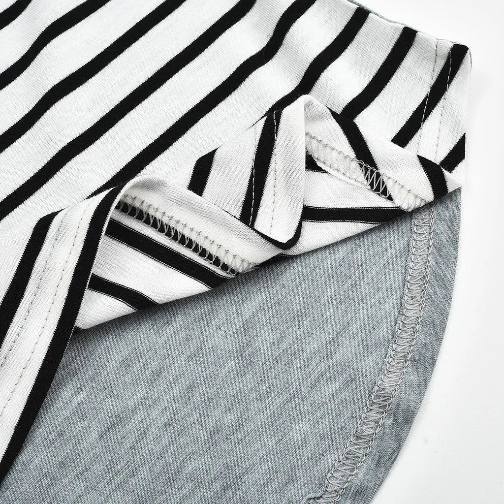 T-shirt à manches longues pour femmes enceintes, chemise d'allaitement, chemise d'allaitement, couture de document, mode décontractée