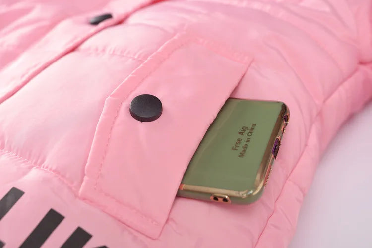 Veste d'hiver grande taille pour filles
