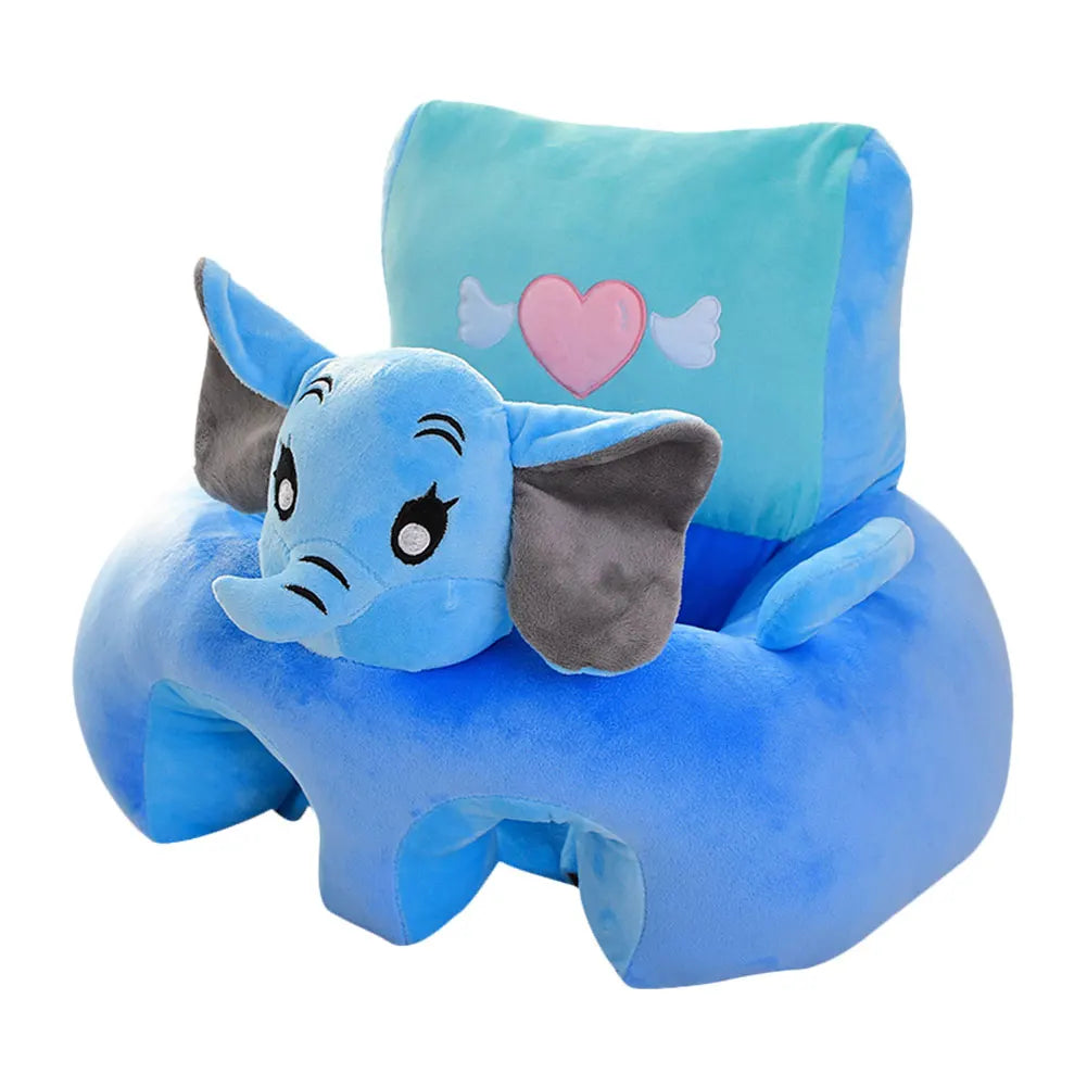 Siège de Soutien en Peluche pour Bébé – Confort et Apprentissage 🐻