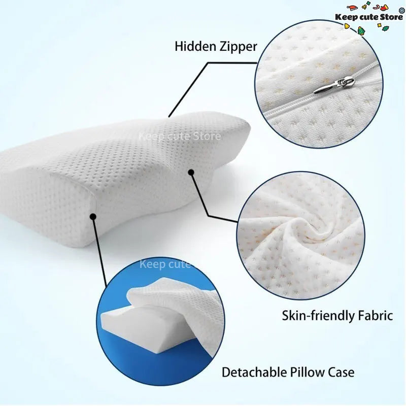 Coussin cervical ergonomique voyage & maison