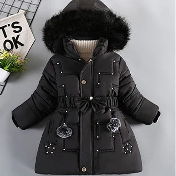 Veste d'hiver grande taille pour filles - le coffre a jouets- Comme la photo 20 / 7T-8T(140)