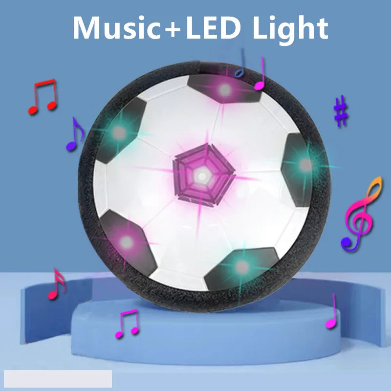 Ballon de Football Électrique Flottant avec Lumière LED et Musique - le coffre a jouets- Musique et lumière