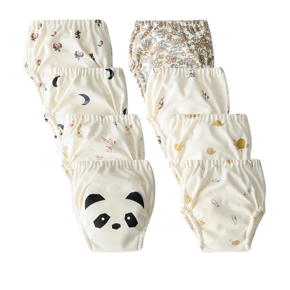Culotte d’Entraînement Lavable pour Bébé – Lot de 8 pièces