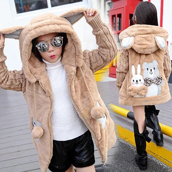 Veste d'hiver grande taille pour filles - le coffre a jouets- Comme la photo 9 / 7T-8T(140)