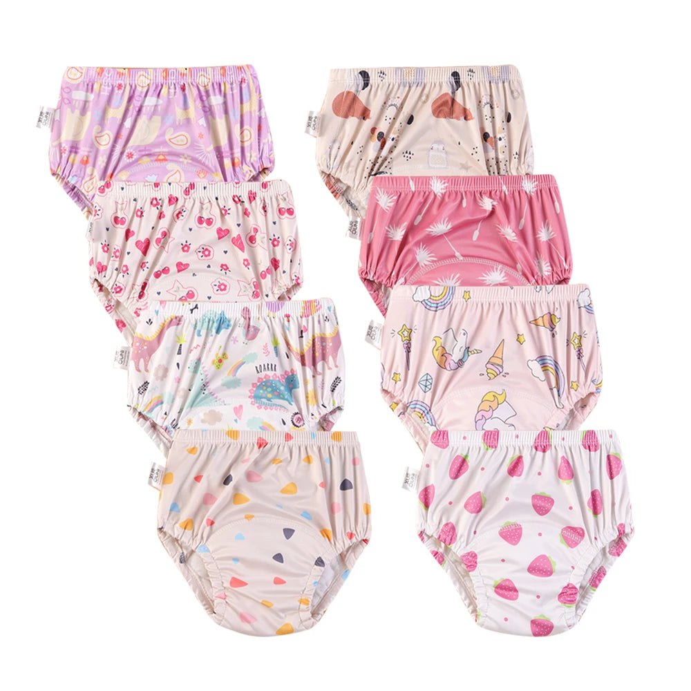Culotte d’Entraînement Lavable pour Bébé – Lot de 8 pièces