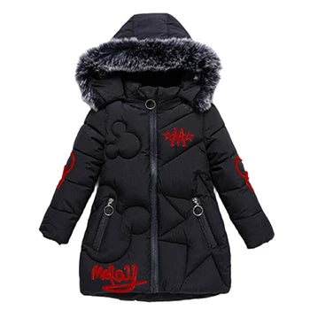 Veste d'hiver grande taille pour filles - le coffre a jouets- Comme la photo 8 / 7T-8T(140)