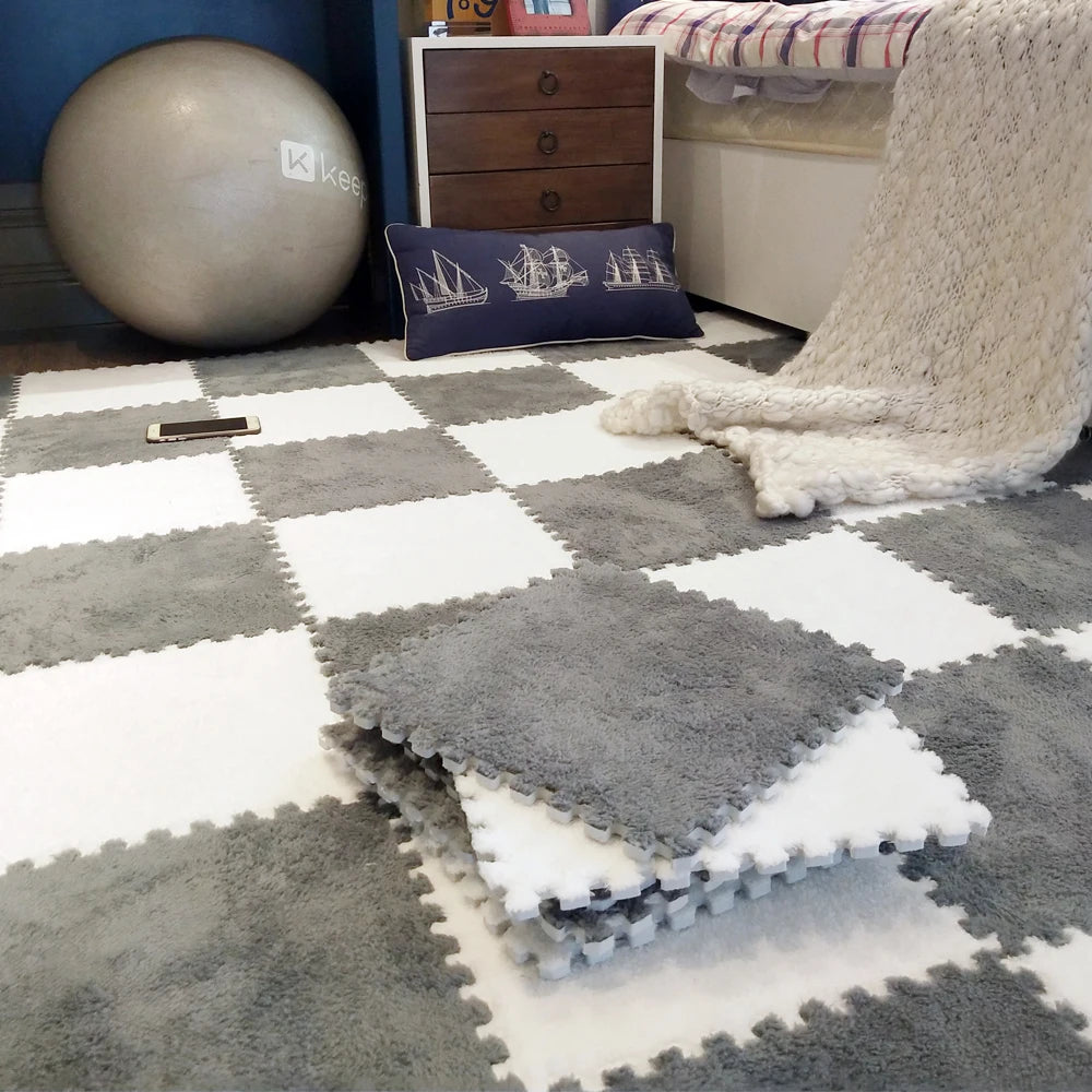 Tapis de Puzzle en Mousse Douce pour Enfants – Confort et Sécurité 👶🧩
