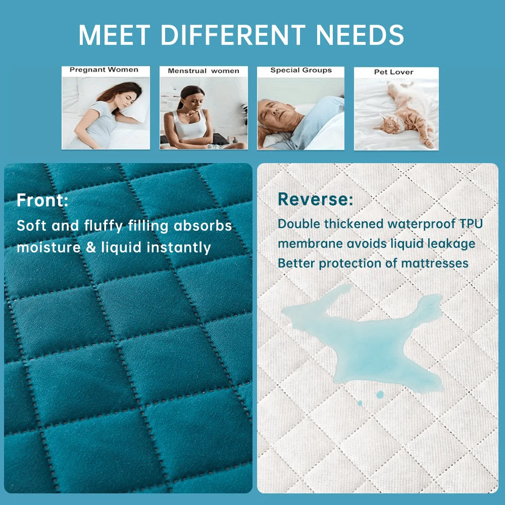 Protège-matelas imperméable et confortable – Drap-housse épais