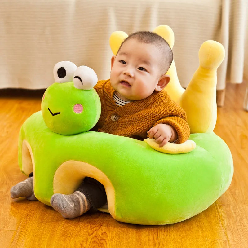 Siège de Soutien en Peluche pour Bébé – Confort et Apprentissage 🐻