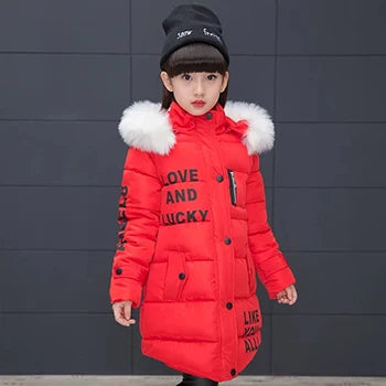 Veste d'hiver grande taille pour filles - le coffre a jouets- Comme la photo 12 / 7T-8T(140)