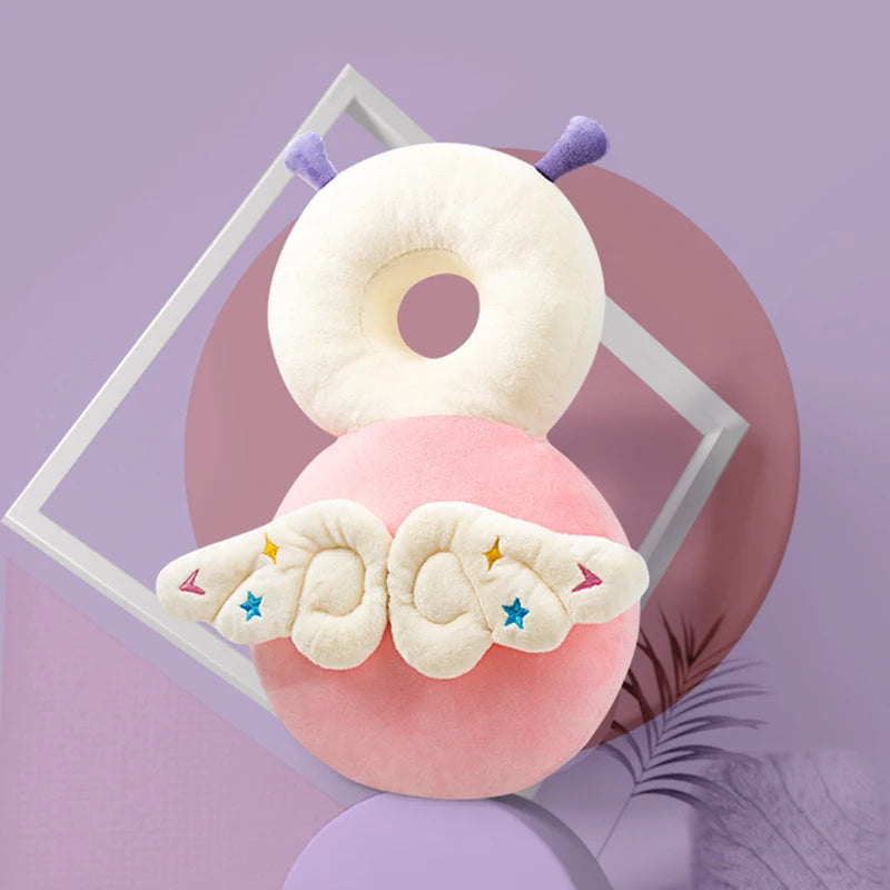 Coussin de Protection pour la Tête de Bébé - Sac à Dos Anti-Chute en Coton PP Doux, Dessin Animé | Protection Sécurité Enfant 1-3 Ans - le coffre a jouets- 7