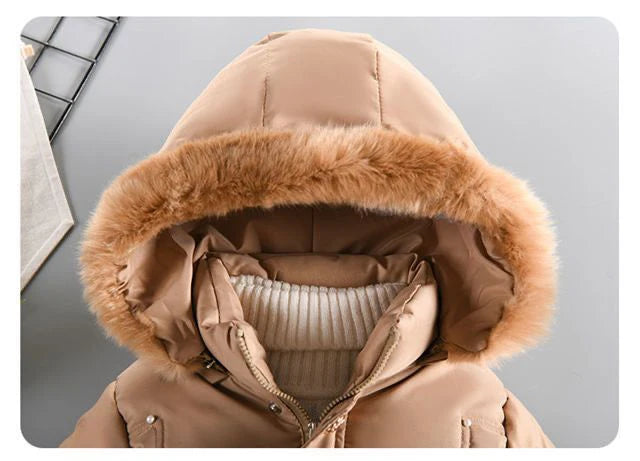 Veste d'hiver grande taille pour filles