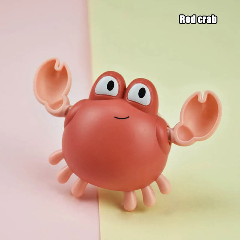 Jouets de Bain Bébé - Baleine et Tortue Nageuses | Amusement Aquatique pour Enfants - le coffre a jouets- crabe rouge