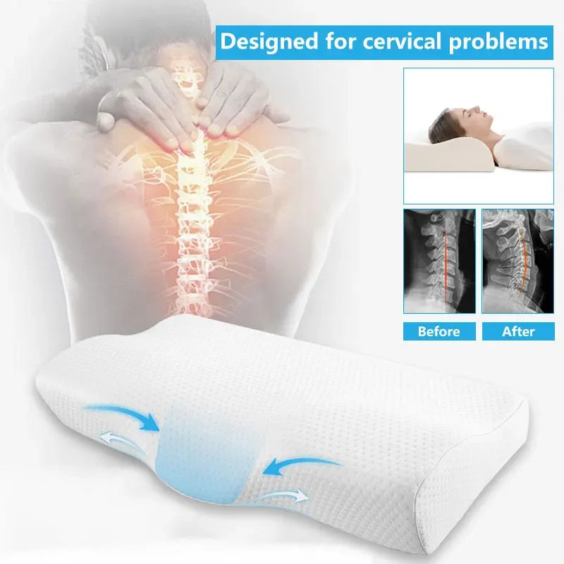Coussin cervical ergonomique voyage & maison