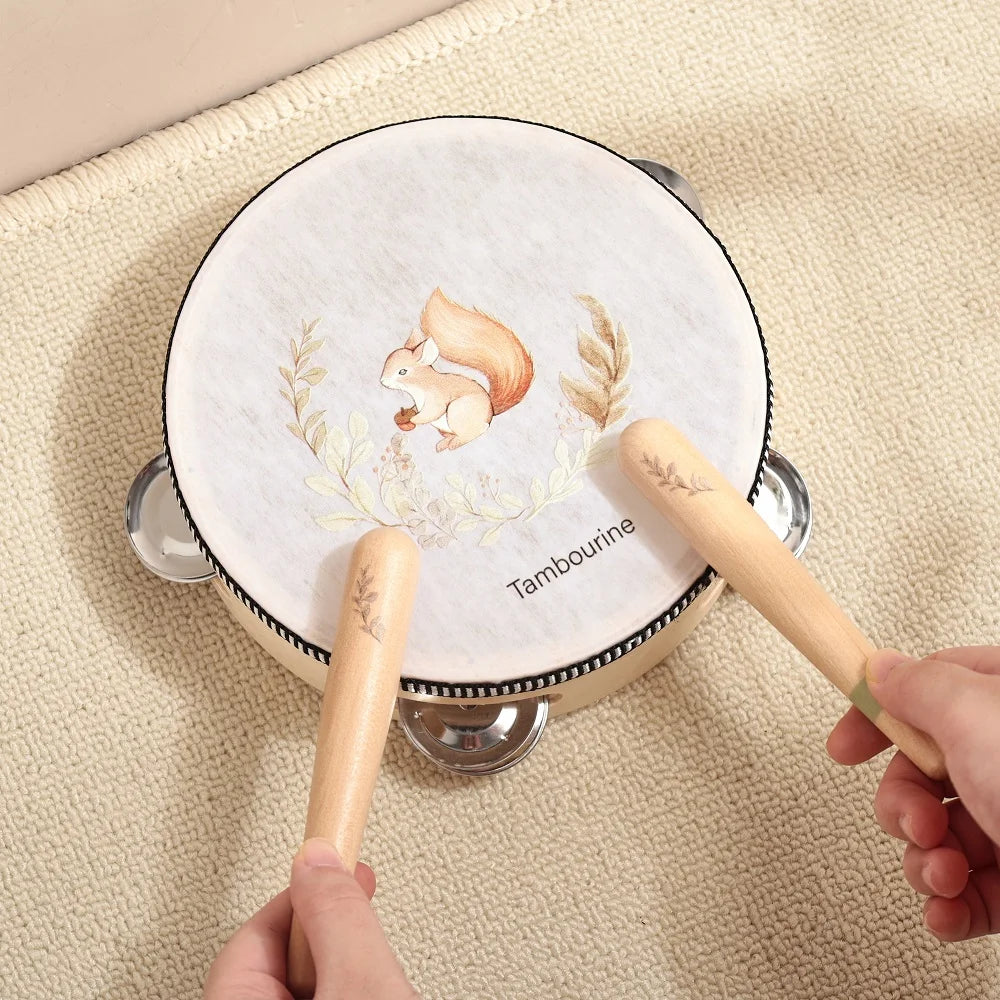 Instruments de musique Montessori en bois pour bébé