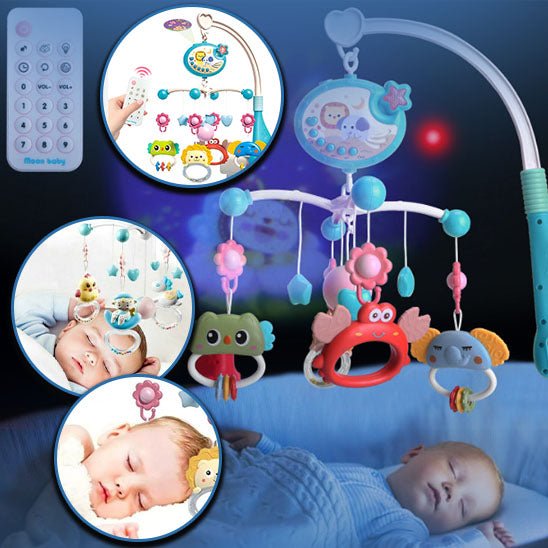 Jouet de lit musical rotatif pour bébé '' Promotion 75% de rabais ' pour un temps limité - le coffre a jouets- Default Title