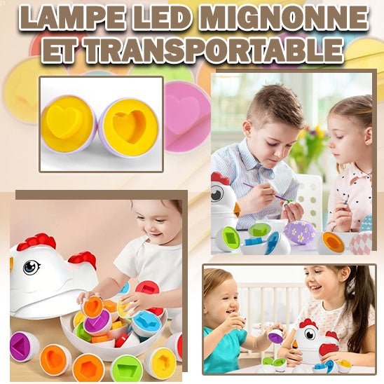 Jouet sensoriel poule - Promotion de 75% de rabais pour un temps limité - le coffre a jouets- Default Title