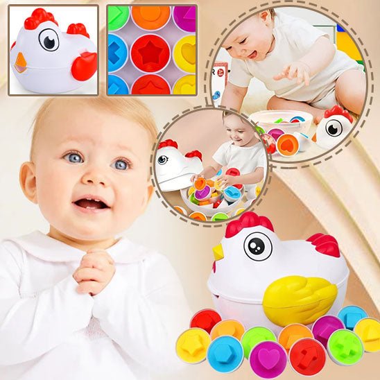 Jouet sensoriel poule - Promotion de 75% de rabais pour un temps limité - le coffre a jouets- Default Title