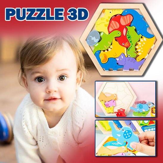 Puzzle 3D '' Promotion 75% de rabais pour un temps limité - le coffre a jouets- Default Title