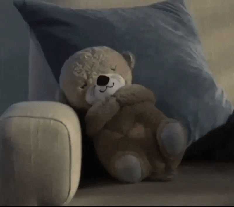 Ours Respirant avec Musique, Lumières et Sons | Compagnon de Sommeil Doux