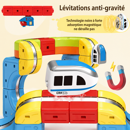 Ensemble Train Magnétique Track Fusion – 168 Pièces