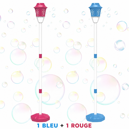 Machine à Bulles Automatique avec Support, Lumières et Musique