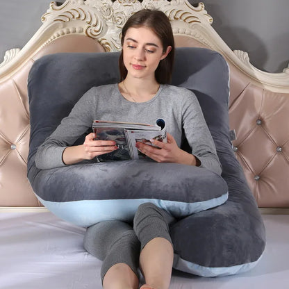Oreiller de Grossesse Doux pour Femme Enceinte, Heart de Grossesse, ALTERSupport d'Allaitement pour le Sommeil, Livraison Directe, 120x70cm