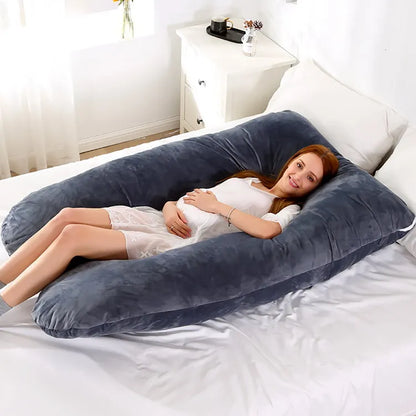 Oreiller de Grossesse Doux pour Femme Enceinte, Heart de Grossesse, ALTERSupport d'Allaitement pour le Sommeil, Livraison Directe, 120x70cm