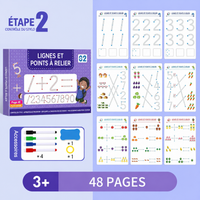 Cahier de Traçage Magique Réutilisable pour Enfants