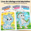 Livre de labyrinthes Amusants pour Enfants - 48 jeux éducatifs en couleur