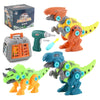 Kit de Construction de Dinosaure Vorannosaurus Rex avec Mini Perceuse Électrique